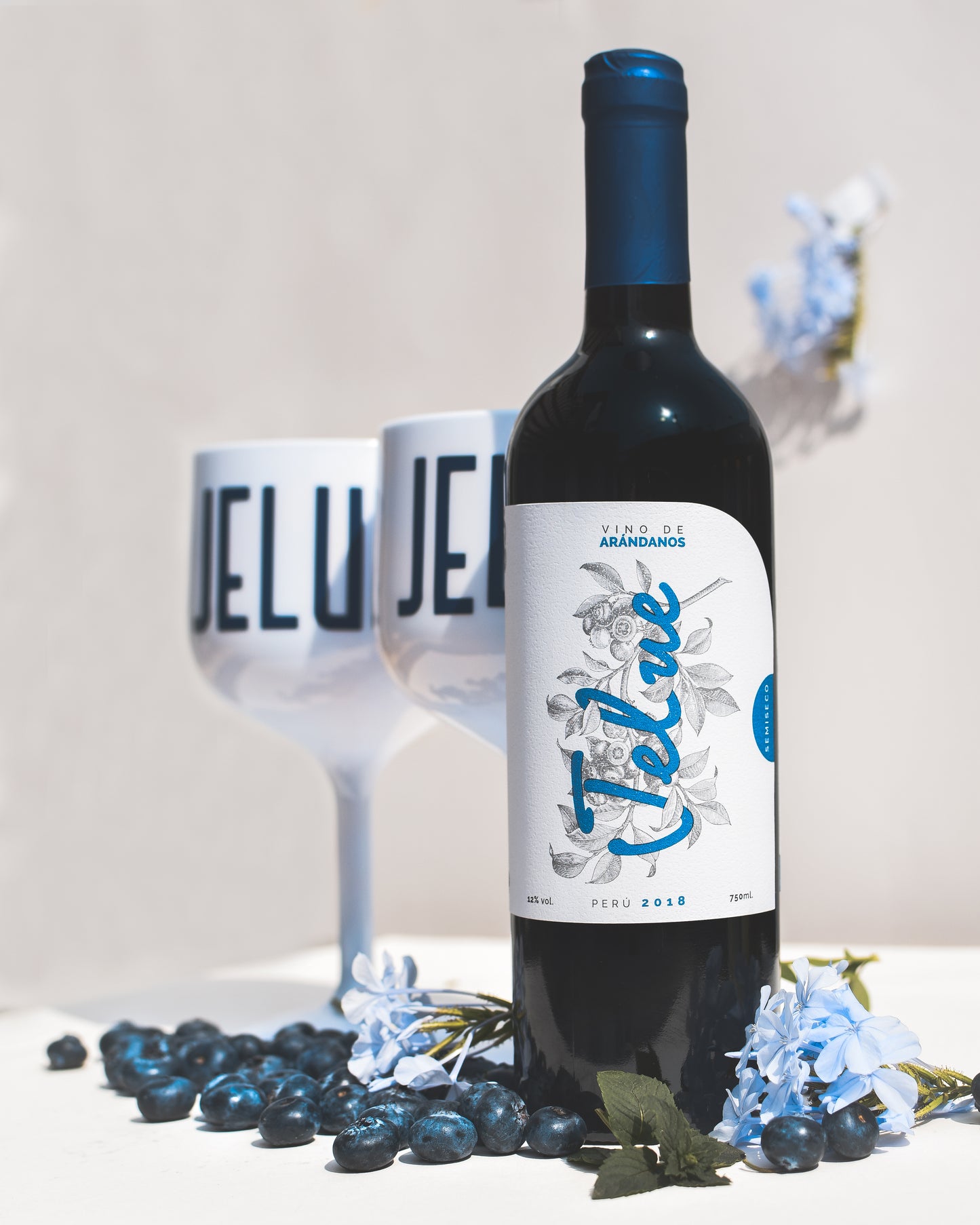 Vino de Arándanos Semiseco x 750ml