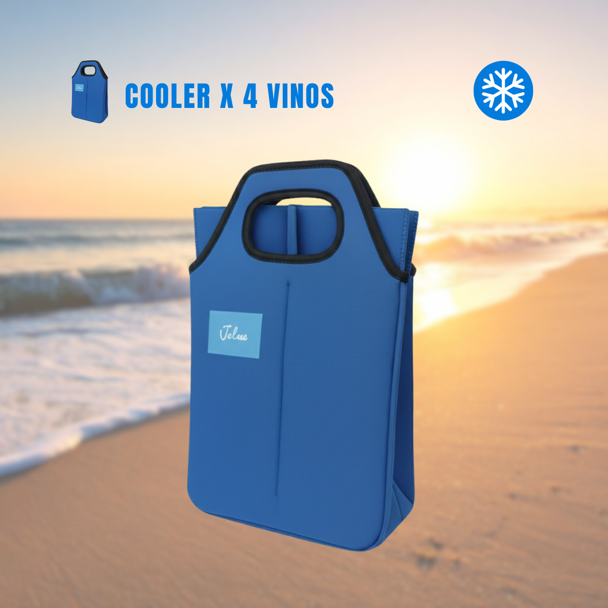 Cooler Portavinos Térmicos - 4 vinos