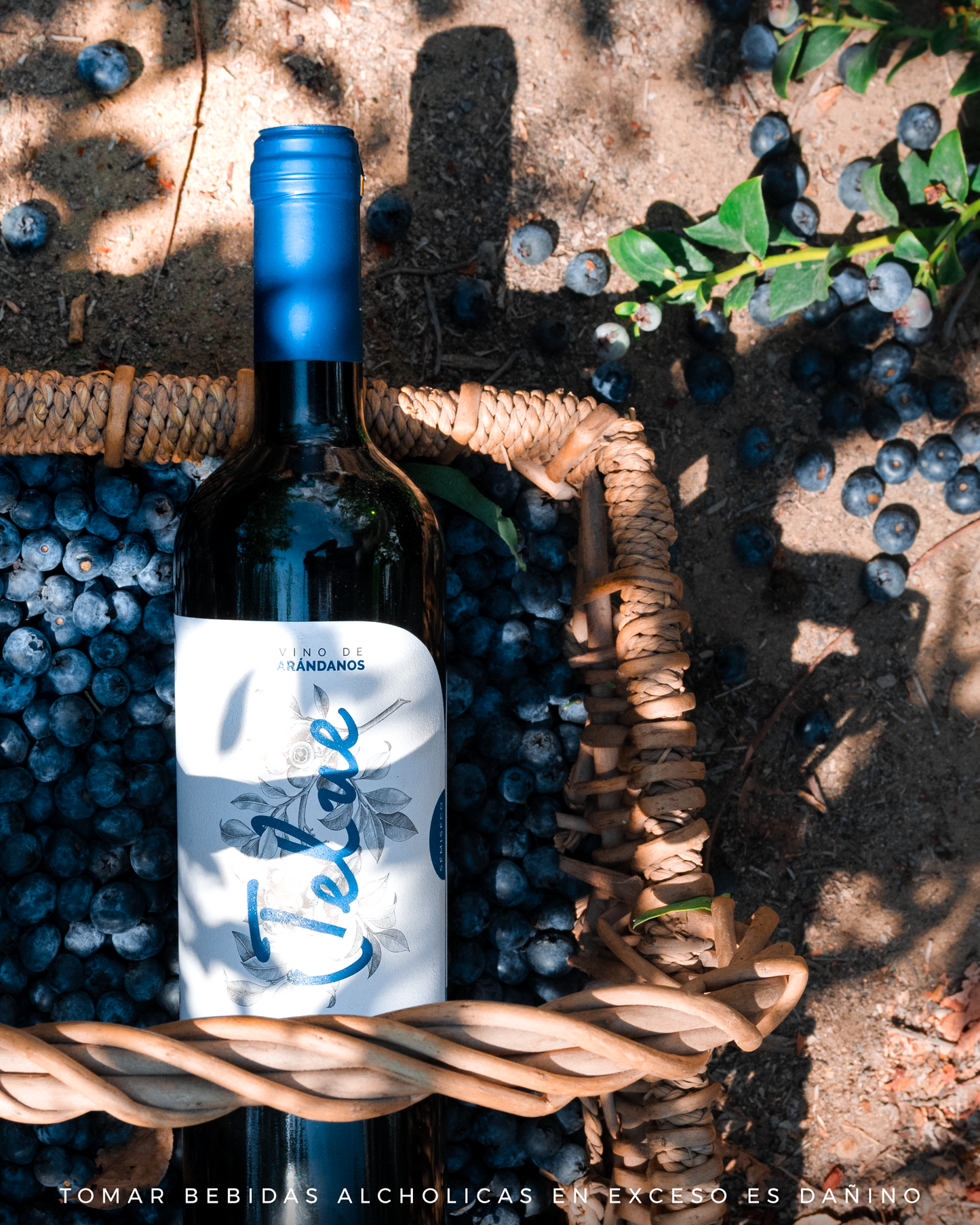 Vino de Arándanos Semiseco x 750ml