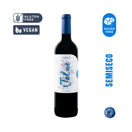 Vino de Arándanos Semiseco x 750ml